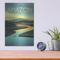 'Amazon' by Omar Escalante – Metal Wall Art, 12x16 room view