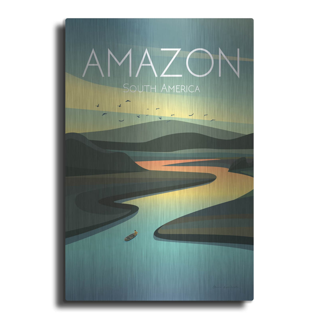 'Amazon' by Omar Escalante – Metal Wall Art