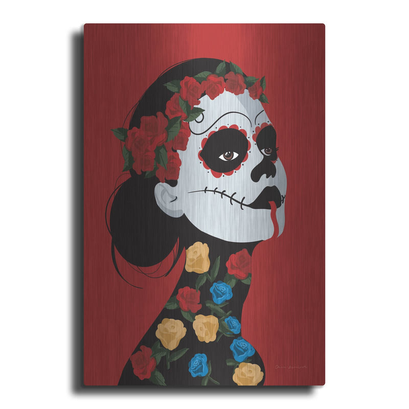 'Dia De Los Muertos 1' by Omar Escalante – Metal Wall Art
