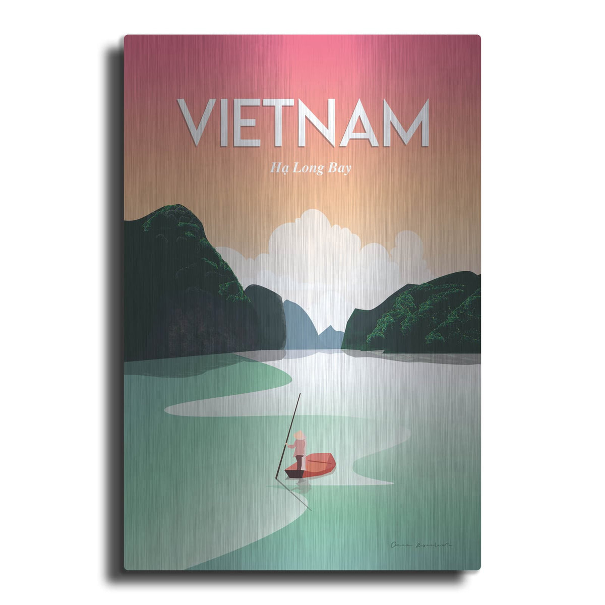 'Vietnam Ha Long Bay' by Omar Escalante – Metal Wall Art