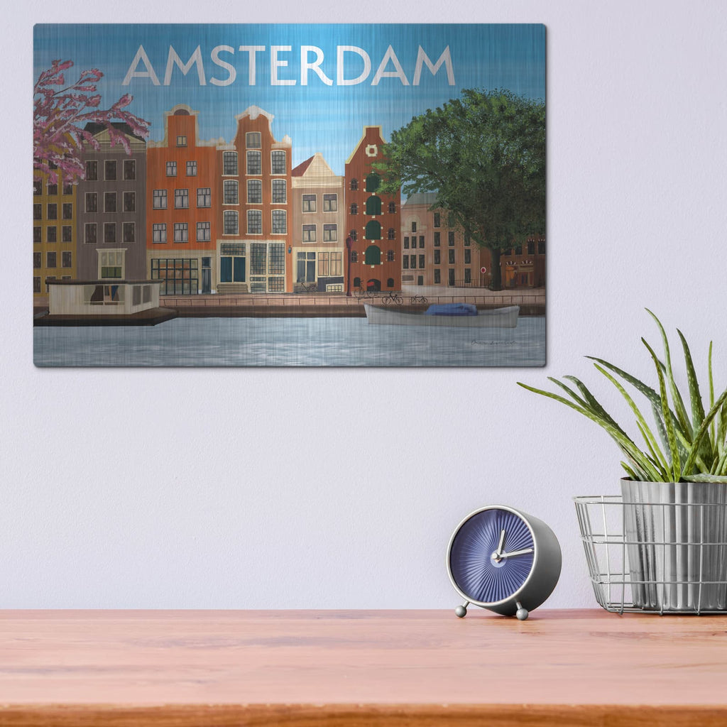 'Amsterdam 2' by Omar Escalante – Metal Wall Art, 16x12 room view