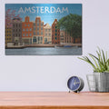 'Amsterdam 2' by Omar Escalante – Metal Wall Art, 16x12 room view