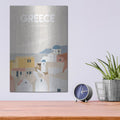 'Greece' by Omar Escalante – Metal Wall Art, 12x16 room view
