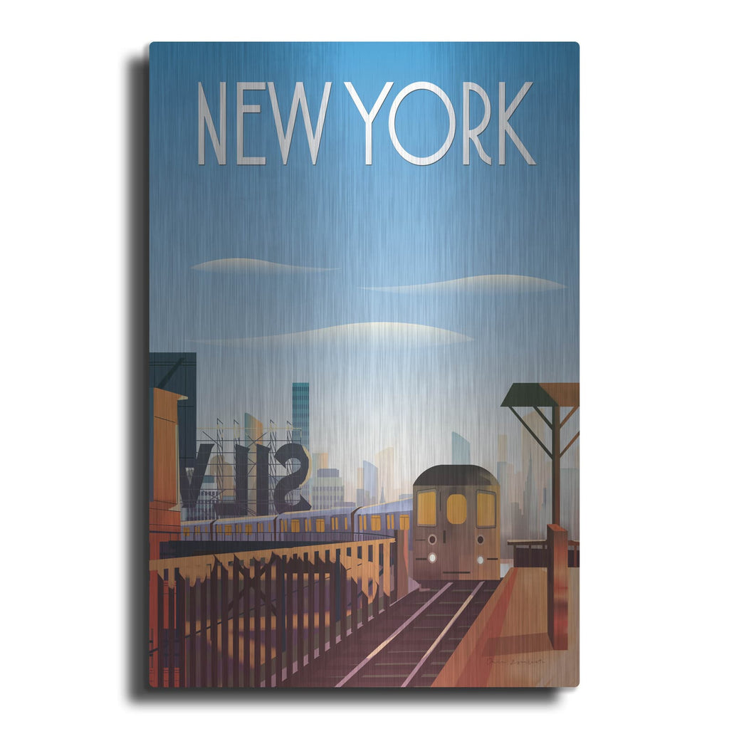 'New York City' by Omar Escalante – Metal Wall Art