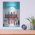'Winter Holiday' by Omar Escalante – Metal Wall Art, 12x16 room view