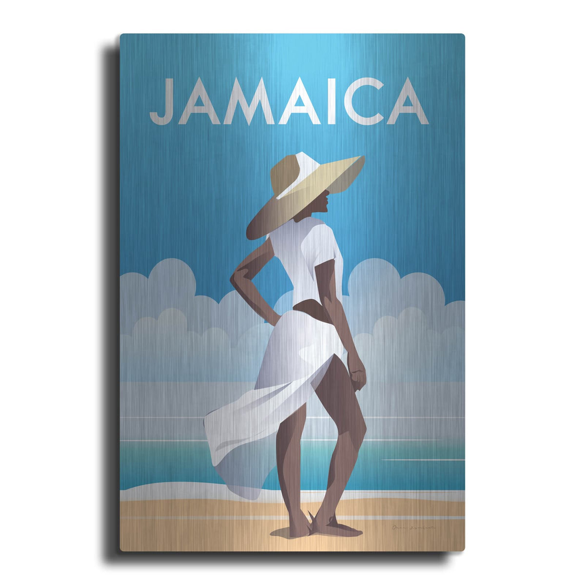 'Jamaica' by Omar Escalante – Metal Wall Art