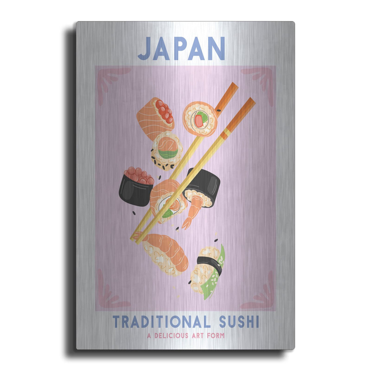 'Food And Travel 2' by Omar Escalante – Metal Wall Art