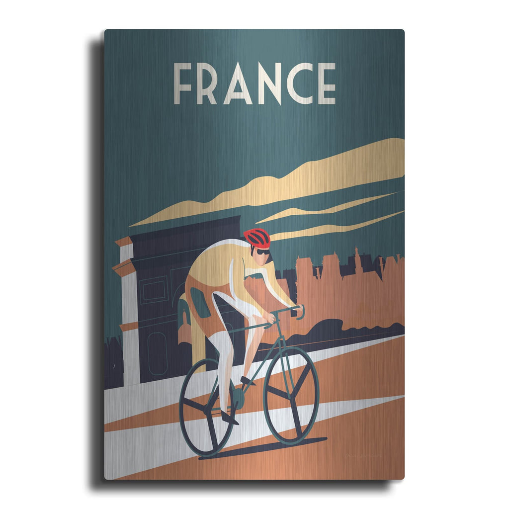 'France' by Omar Escalante – Metal Wall Art