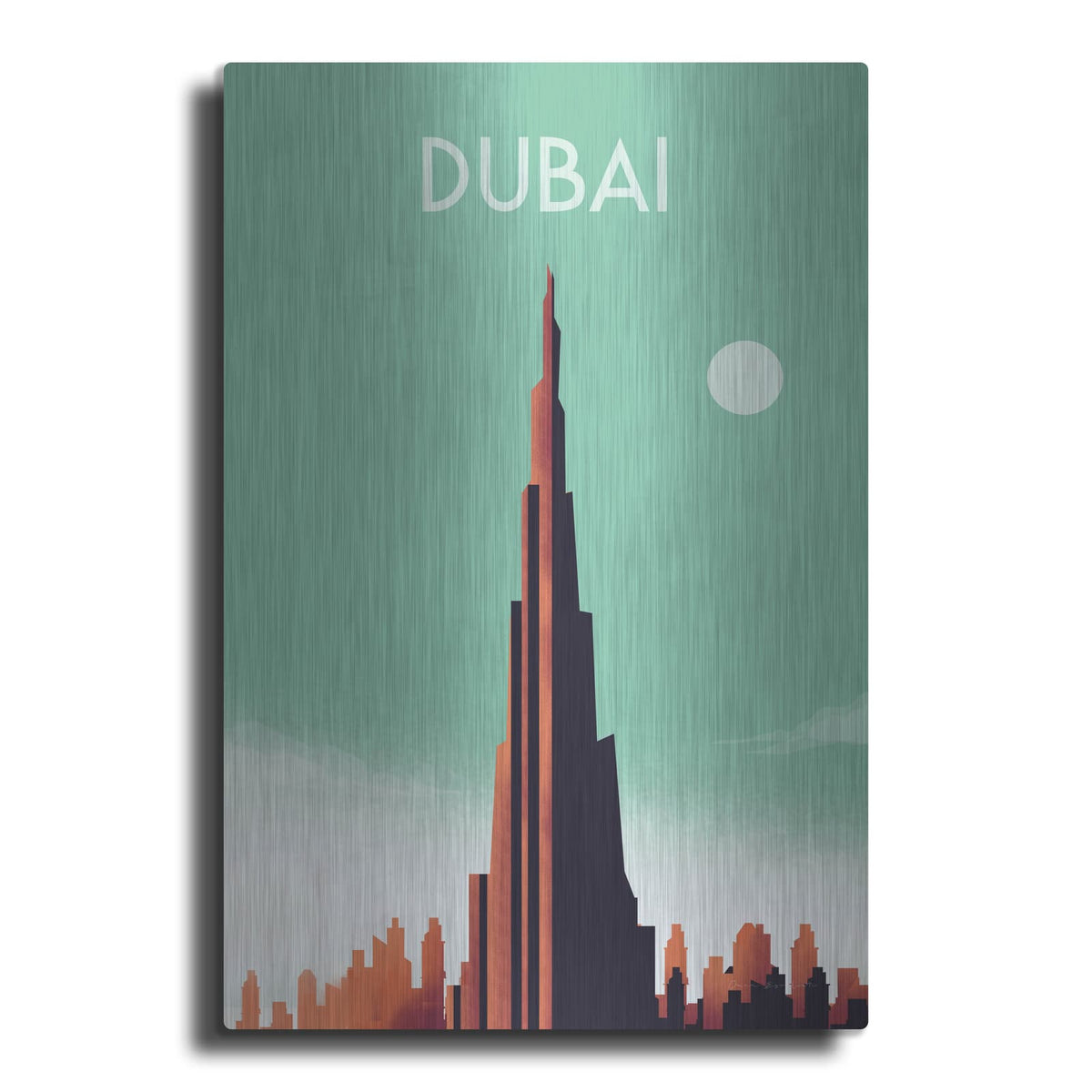 'Dubai' by Omar Escalante – Metal Wall Art