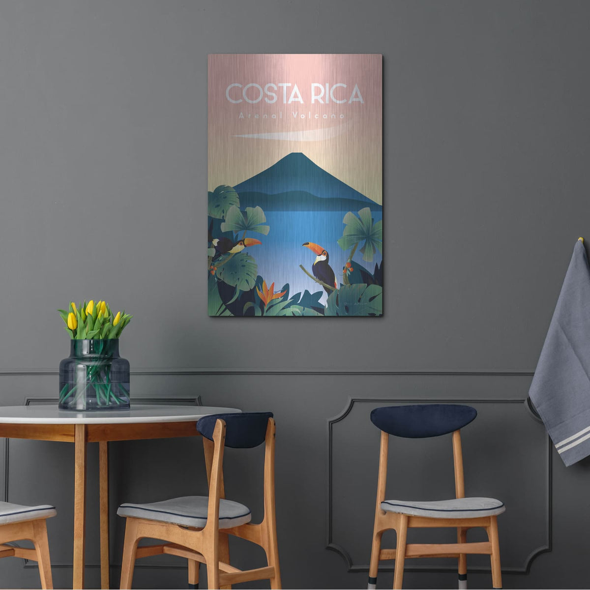 'Costa Rica' by Omar Escalante – Metal Wall Art, 24x36 room view