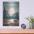 'Yellowstone' by Omar Escalante – Metal Wall Art, 12x16 room view