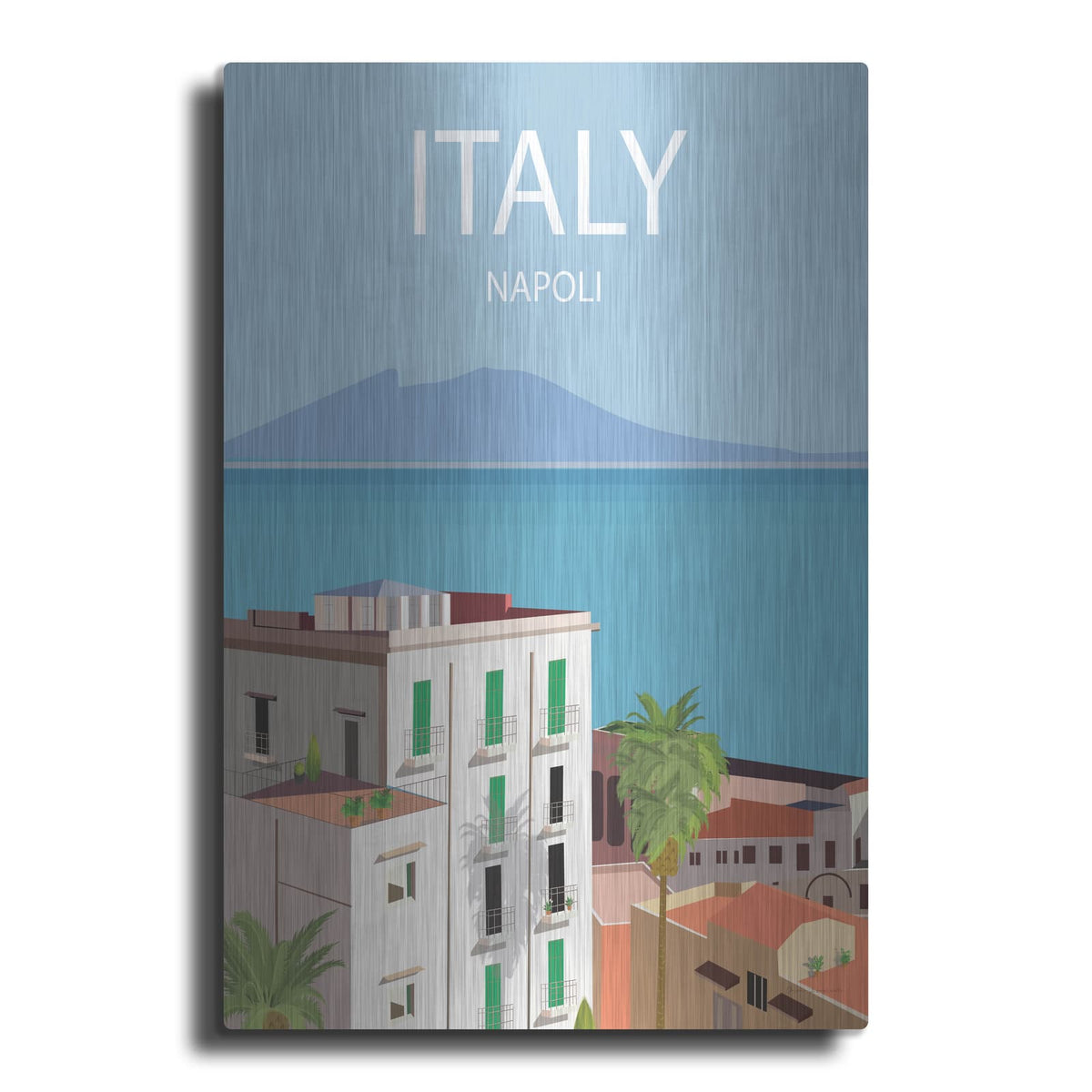 'Napoli' by Omar Escalante – Metal Wall Art