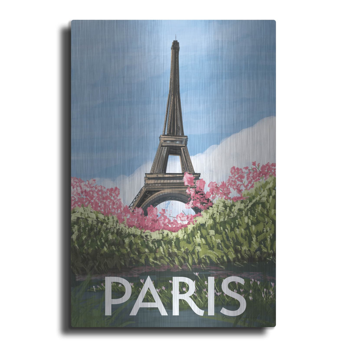 'Take Me To Paris 2' by Omar Escalante – Metal Wall Art