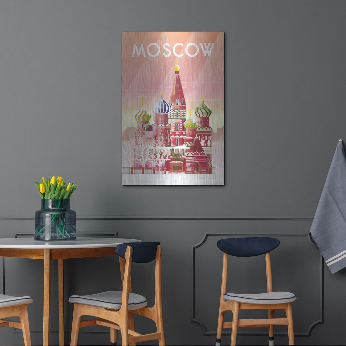 'Moscow' by Omar Escalante – Metal Wall Art, 24x36 room view