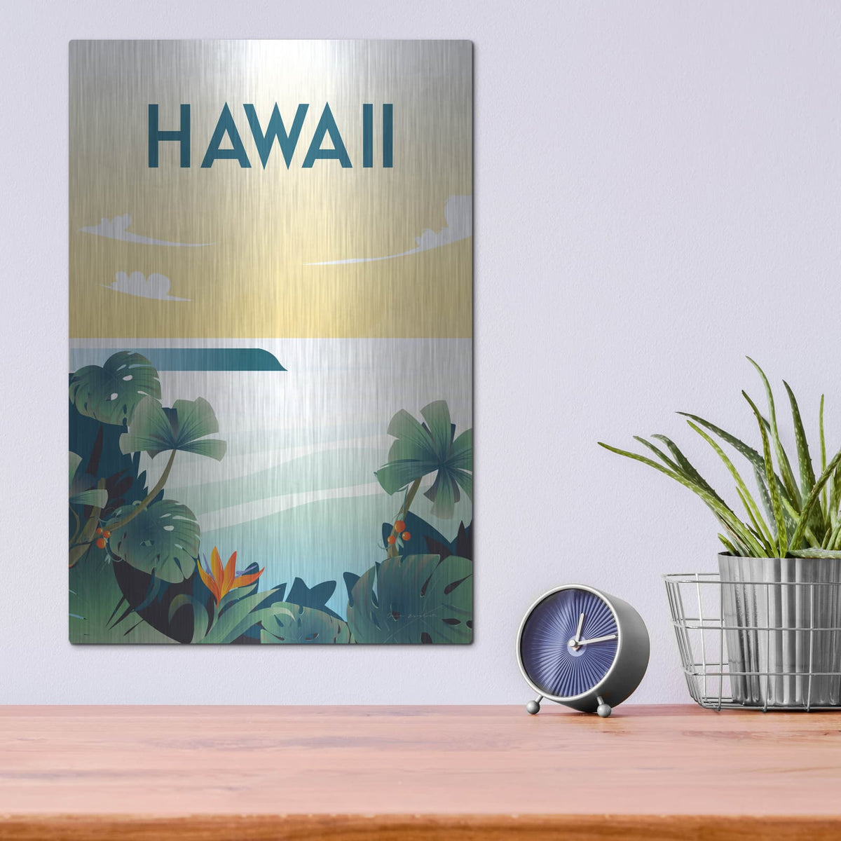 'Hawa2' by Omar Escalante – Metal Wall Art, 12x16 room view