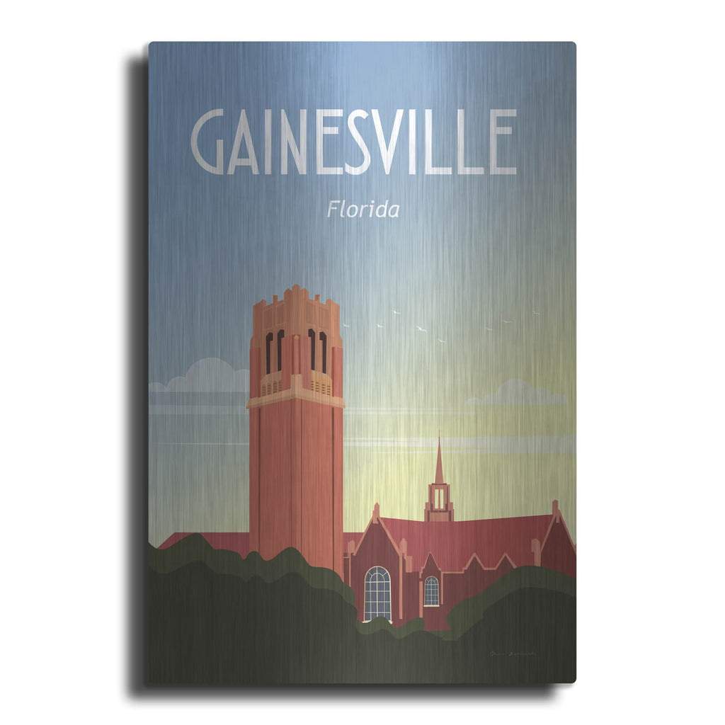 'Gainesville' by Omar Escalante – Metal Wall Art