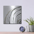 'Not Quite Concentric 1' by Chris Paschke – Metal Wall Art, 12x12 room view