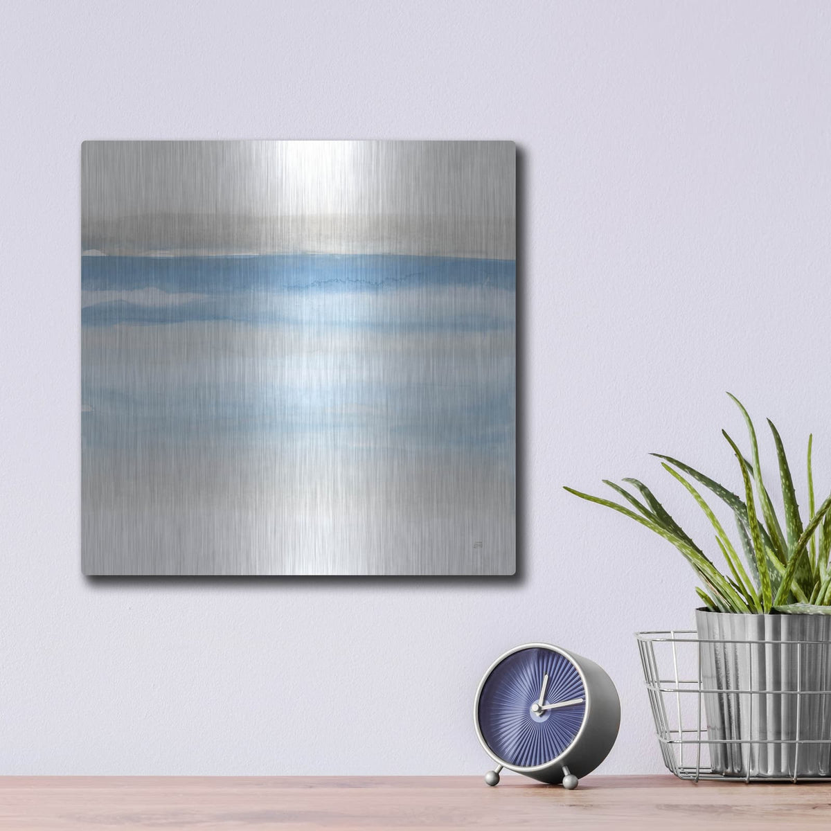 'Serenity Sea 2' by Chris Paschke – Metal Wall Art, 12x12 room view