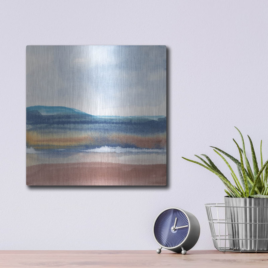 'Grounded Rust 1' by Chris Paschke – Metal Wall Art, 12x12 room view