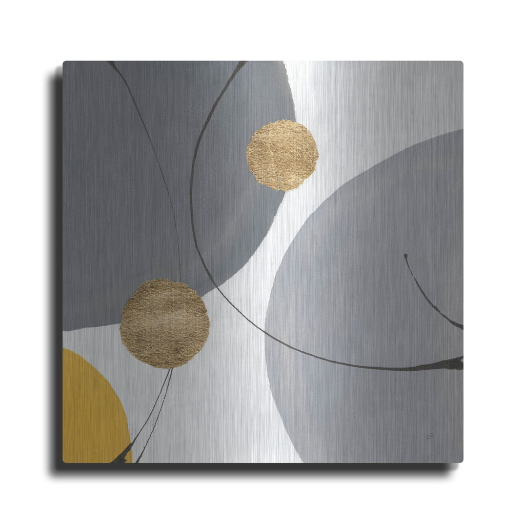 'Golden Orbs 3' by Chris Paschke – Metal Wall Art