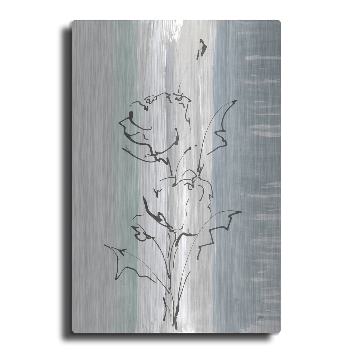 'Laidback Flowers 1' by Chris Paschke – Metal Wall Art