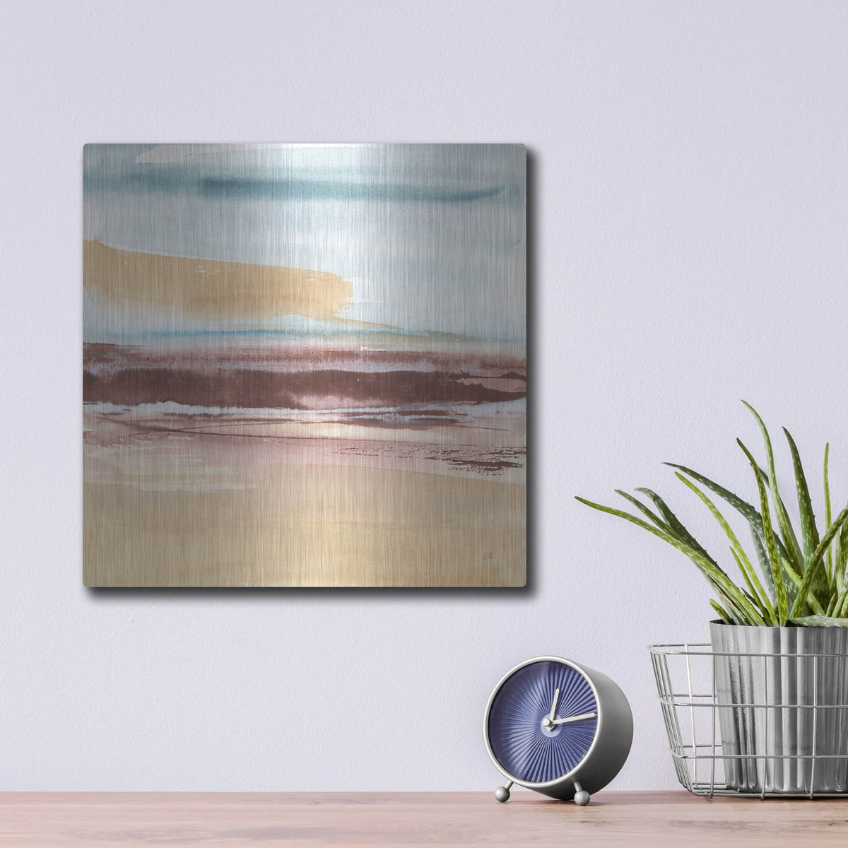 'Aquatic Sky 1' by Chris Paschke – Metal Wall Art, 12x12 room view