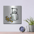 'Tea And Loquats' by Chris Paschke – Metal Wall Art, 12x12 room view