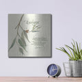 'Eucalyptus' by Chris Paschke – Metal Wall Art, 12x12 room view