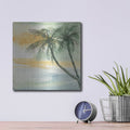 'Island Sunset 2' by Chris Paschke – Metal Wall Art, 12x12 room view