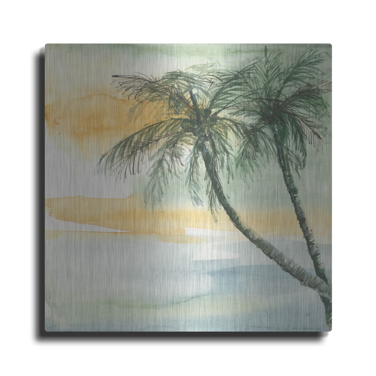 'Island Sunset 2' by Chris Paschke – Metal Wall Art