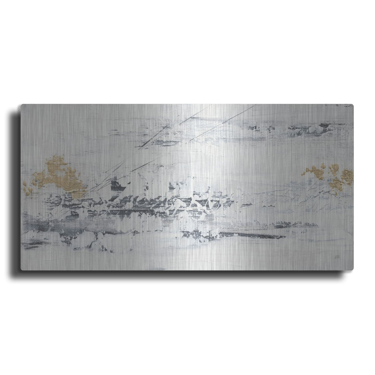 'Textured Gold' by Chris Paschke – Metal Wall Art