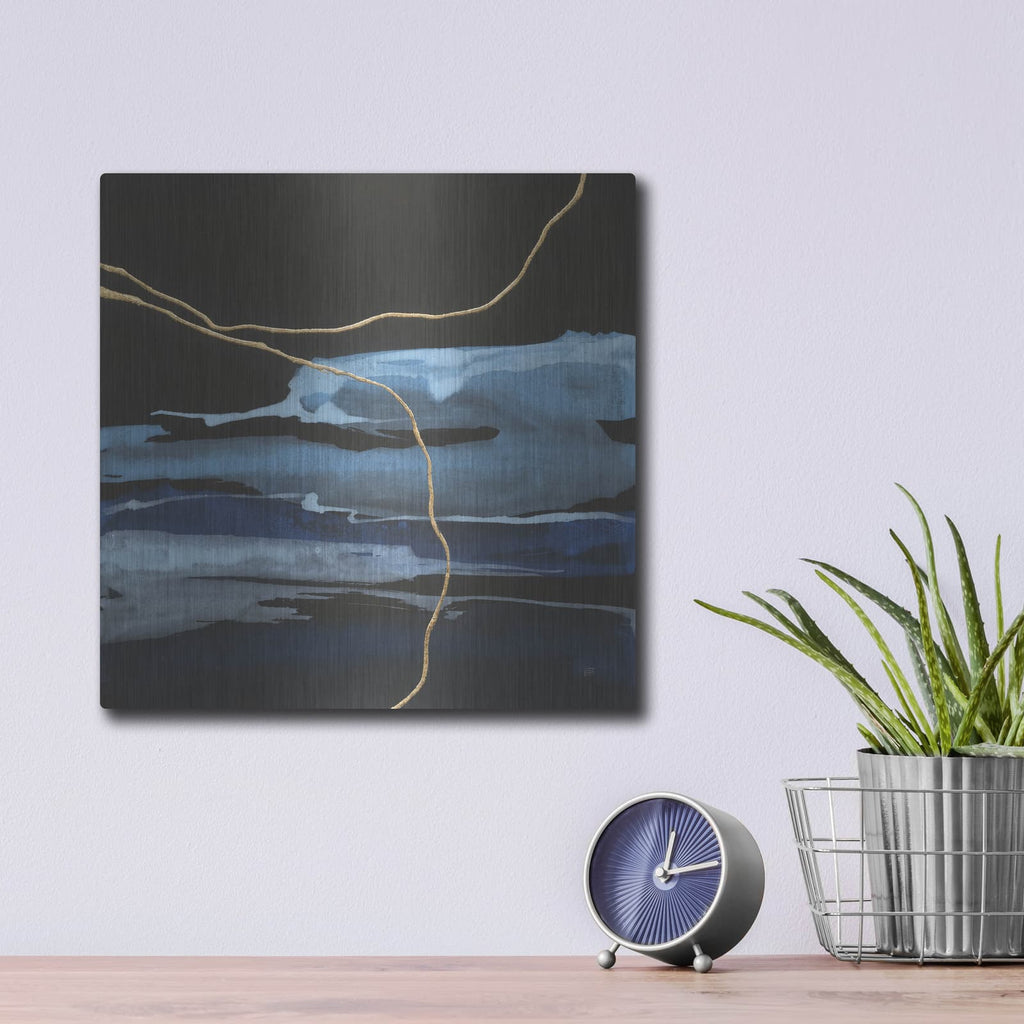 'Improv 4' by Chris Paschke – Metal Wall Art, 12x12 room view