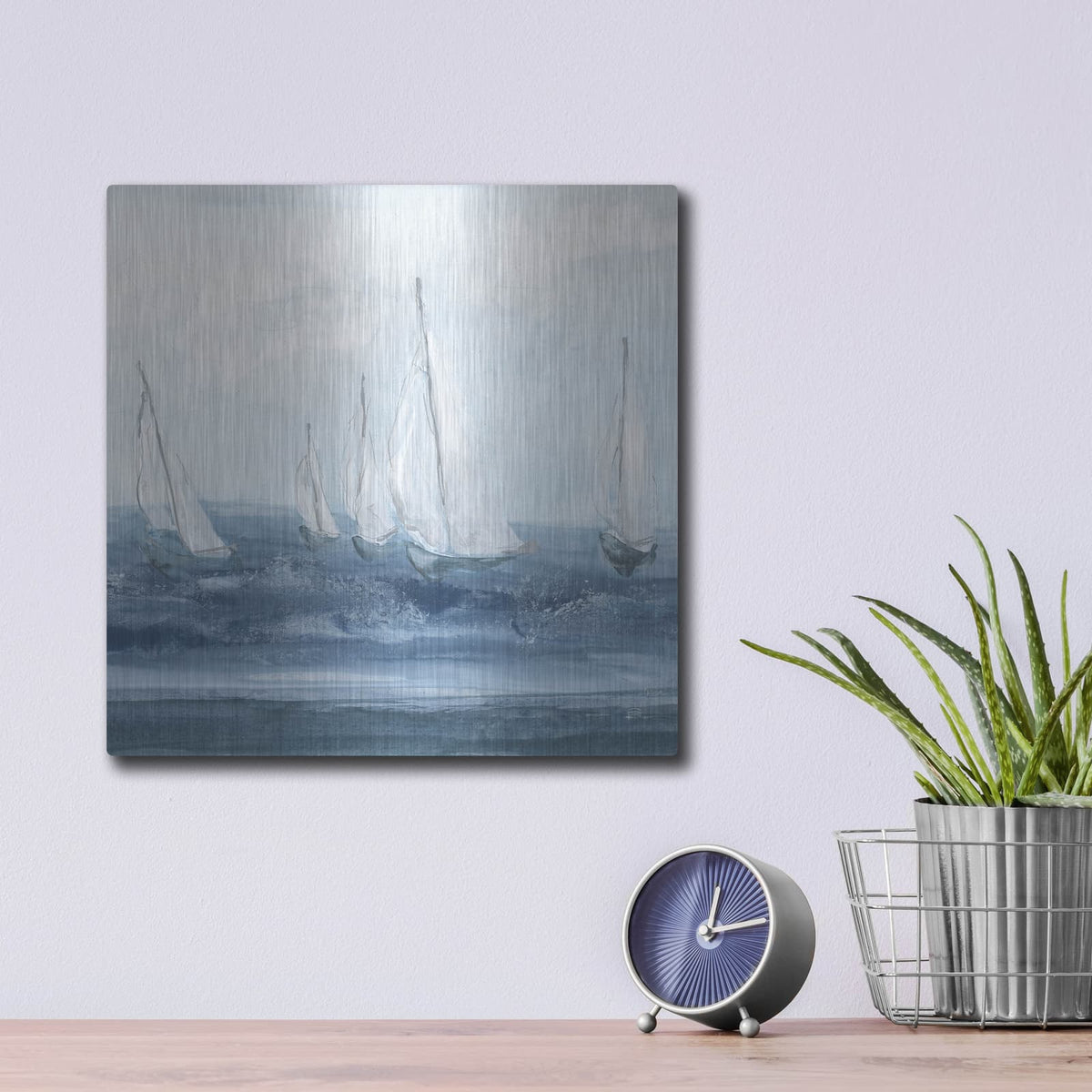 'Group Sail 1' by Chris Paschke – Metal Wall Art, 12x12 room view