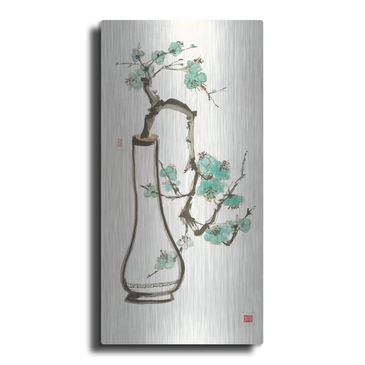 'Jade Blossom' by Chris Paschke – Metal Wall Art