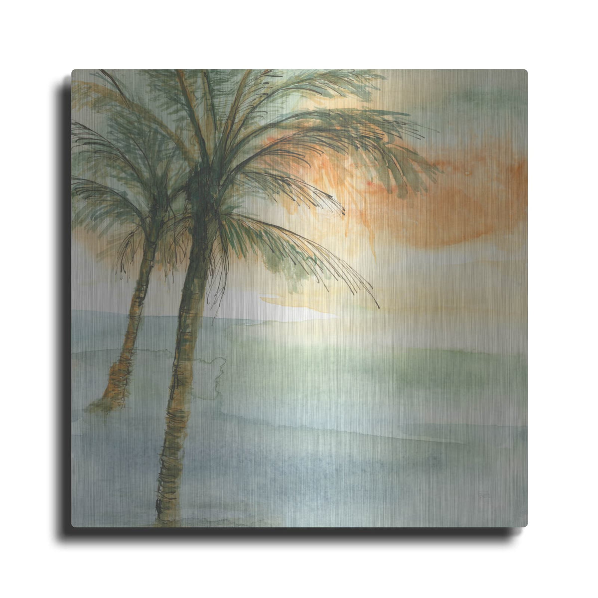 'Island Sunset 1' by Chris Paschke – Metal Wall Art