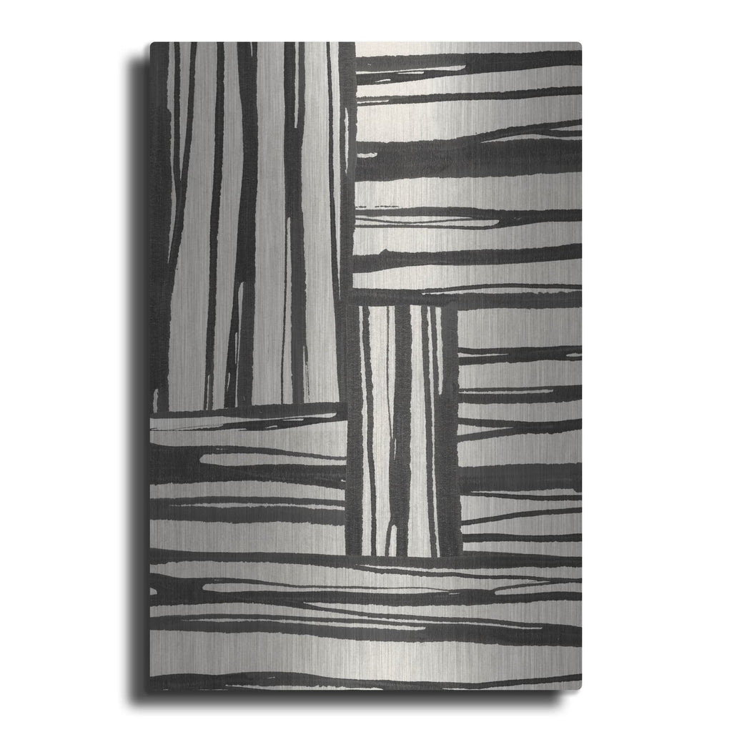 'Sentiment Stripes 4' by Chris Paschke – Metal Wall Art