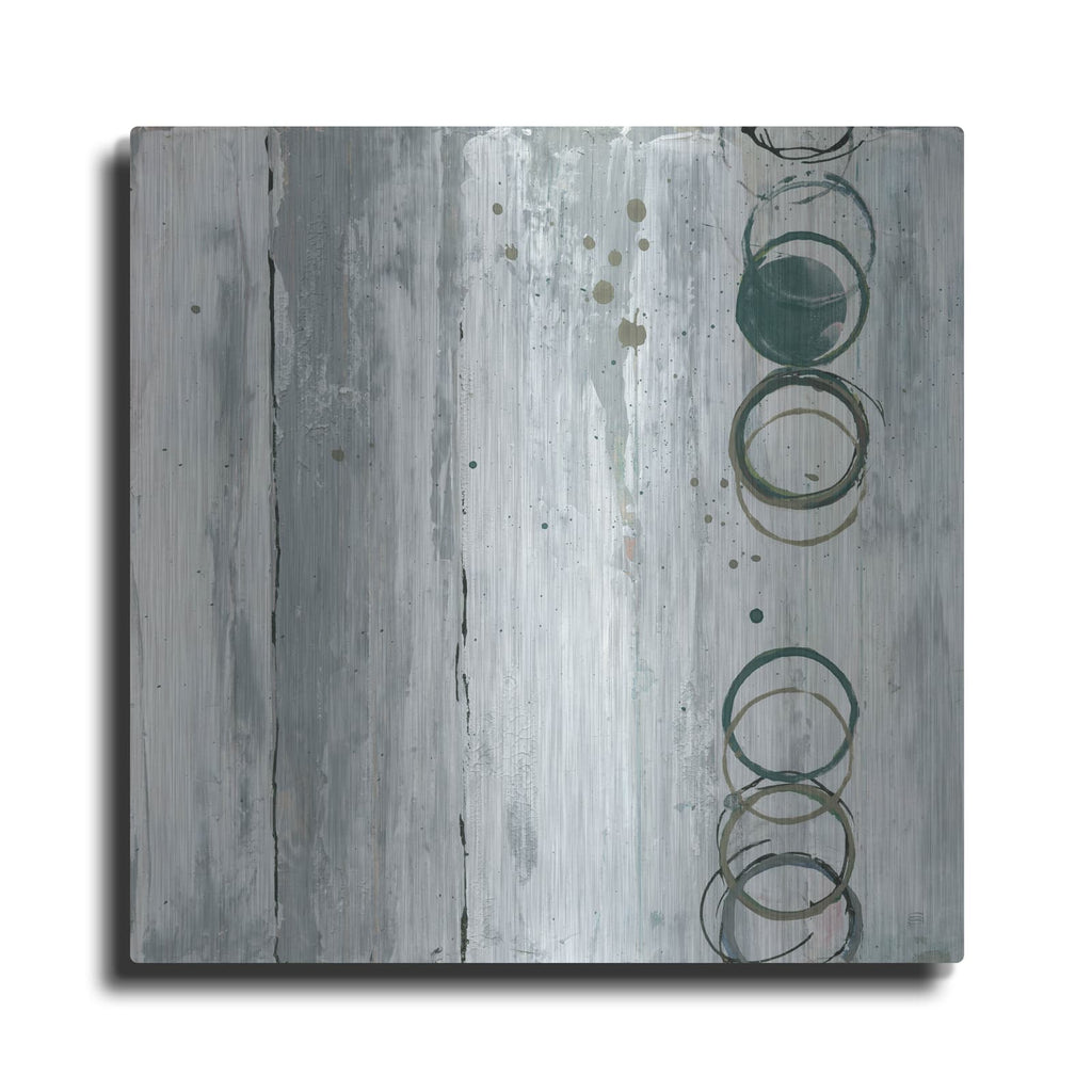 'Whitewashed Emerald 2' by Chris Paschke – Metal Wall Art