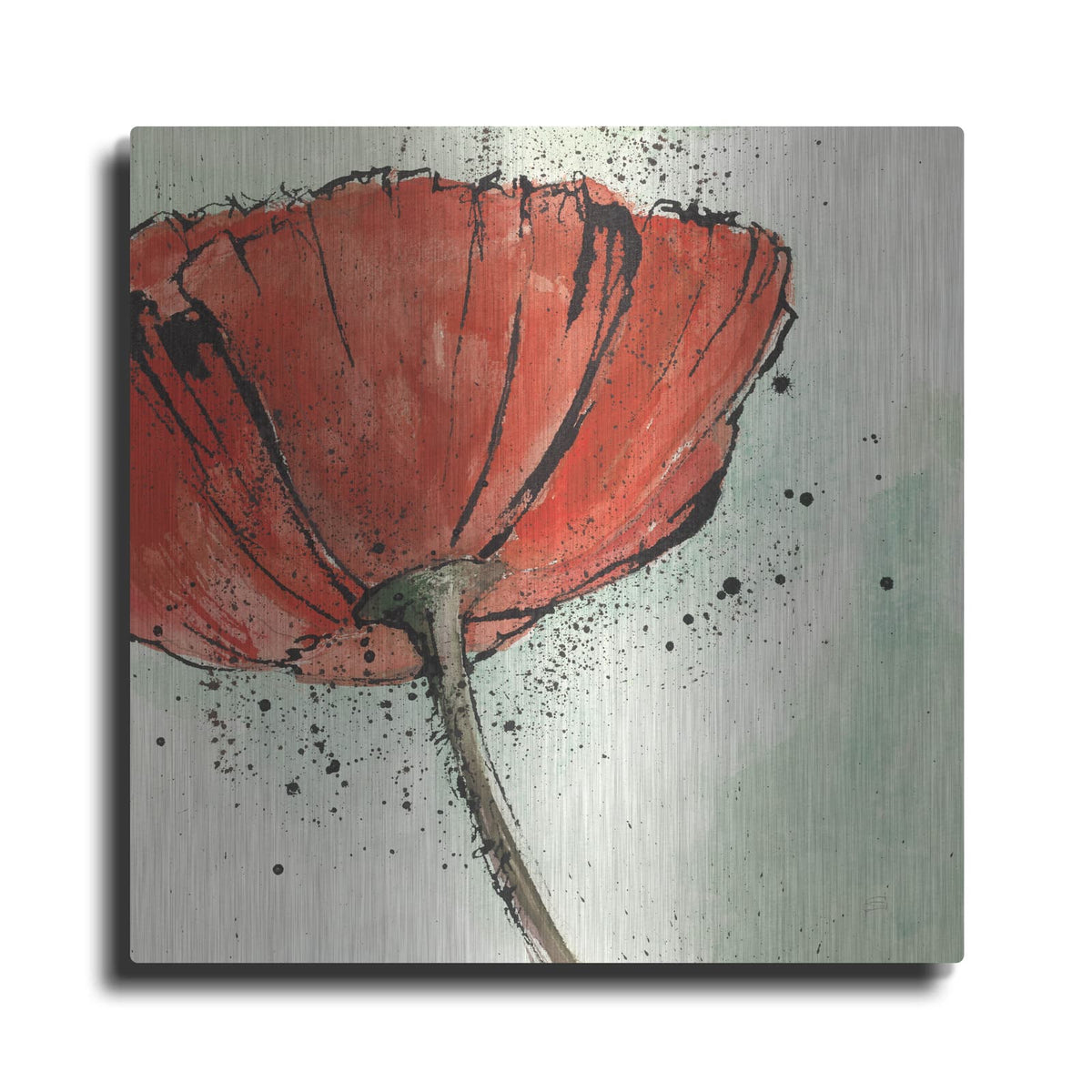 'Not A California Poppy 1' by Chris Paschke – Metal Wall Art