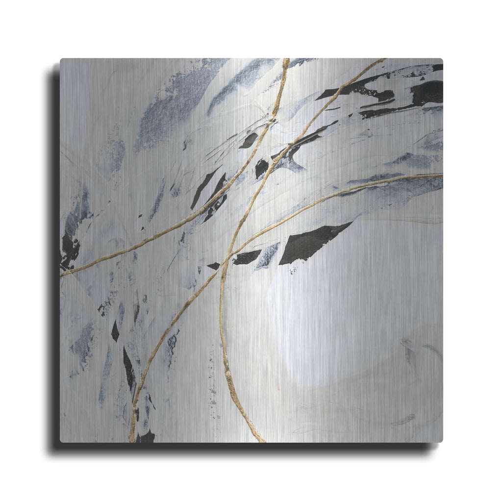 'Gold And Cream 4' by Chris Paschke – Metal Wall Art