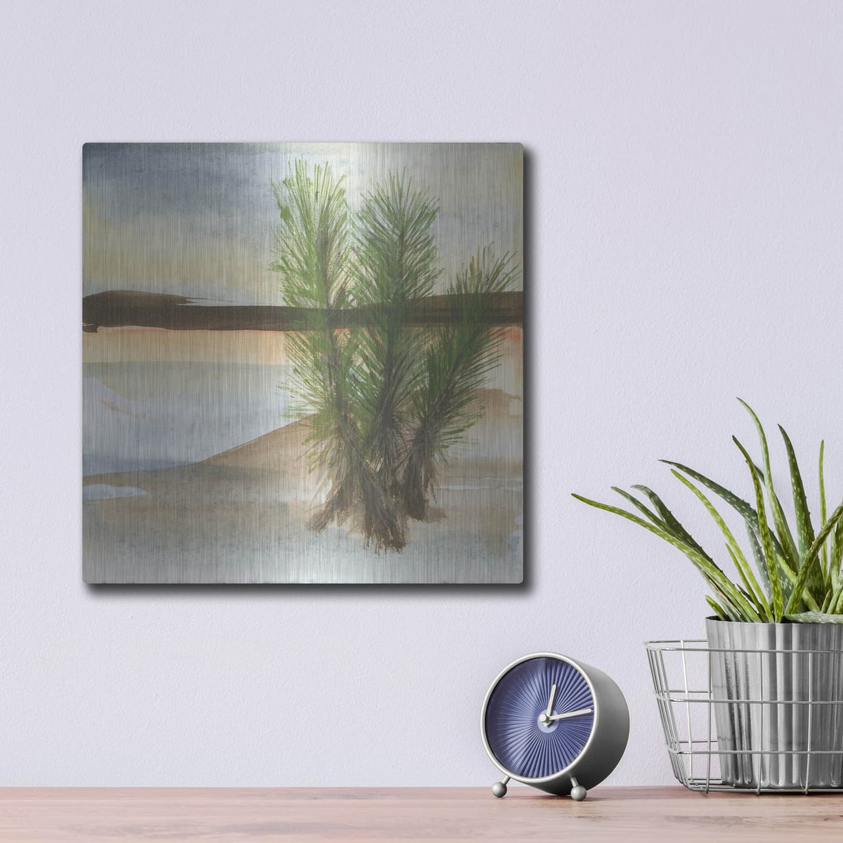 'Desert Yucca' by Chris Paschke – Metal Wall Art, 12x12 room view