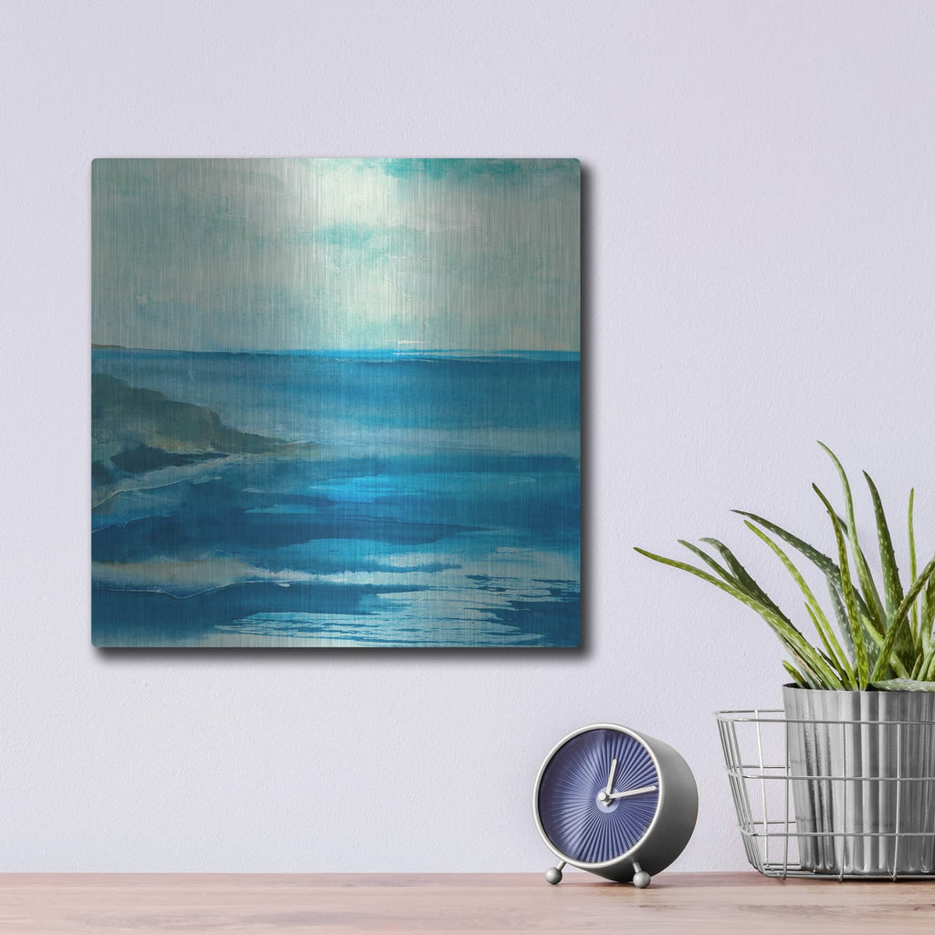 'Inlet' by Chris Paschke – Metal Wall Art, 12x12 room view