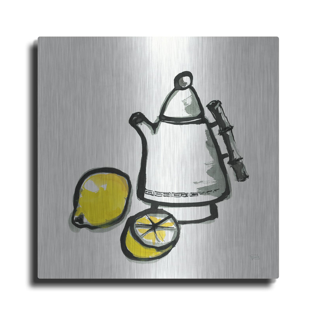 'Tea And Lemons' by Chris Paschke – Metal Wall Art