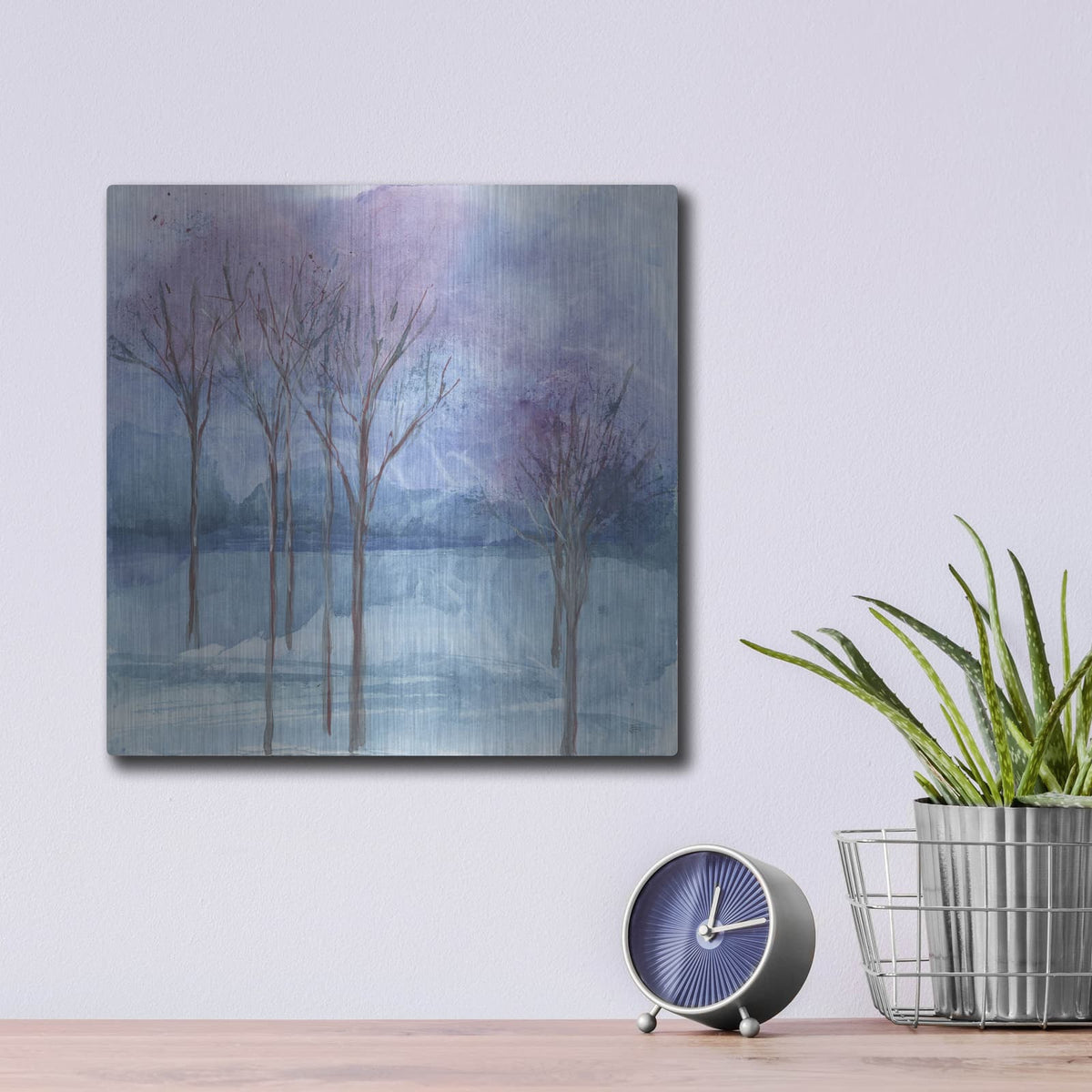 'Evening Serenade 1' by Chris Paschke – Metal Wall Art, 12x12 room view