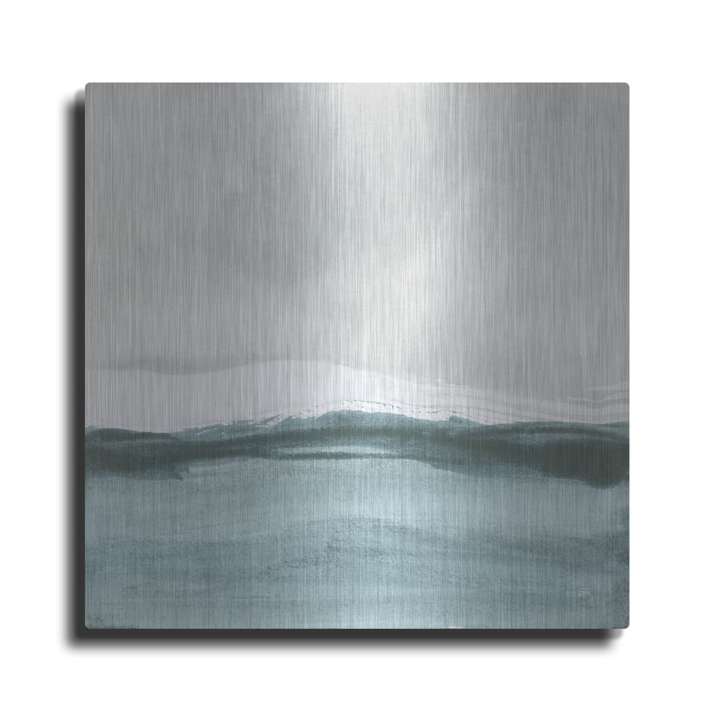 'Tranquil Silver Sea 2' by Chris Paschke – Metal Wall Art