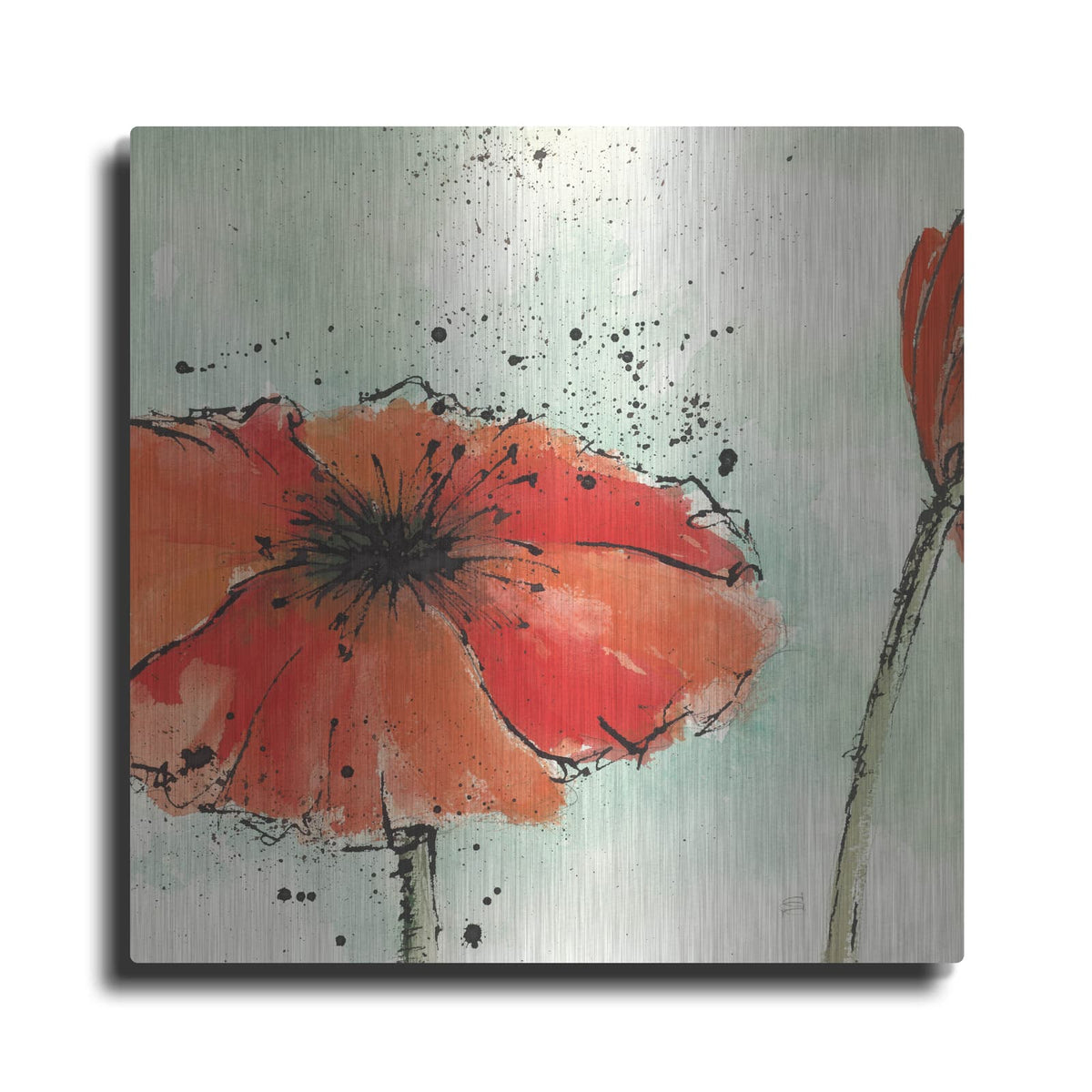 'Not A California Poppy 3' by Chris Paschke – Metal Wall Art
