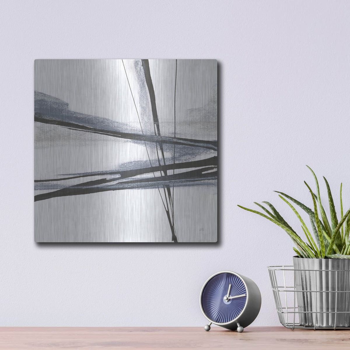 'Ink And Pastel 2' by Chris Paschke – Metal Wall Art, 12x12 room view