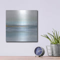 'Blue Earth 2' by Chris Paschke – Metal Wall Art, 12x12 room view