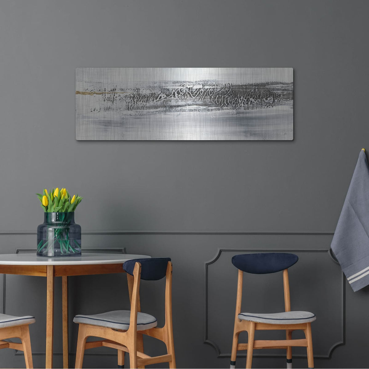 'Aged 1' by Chris Paschke – Metal Wall Art, 48x16 room view