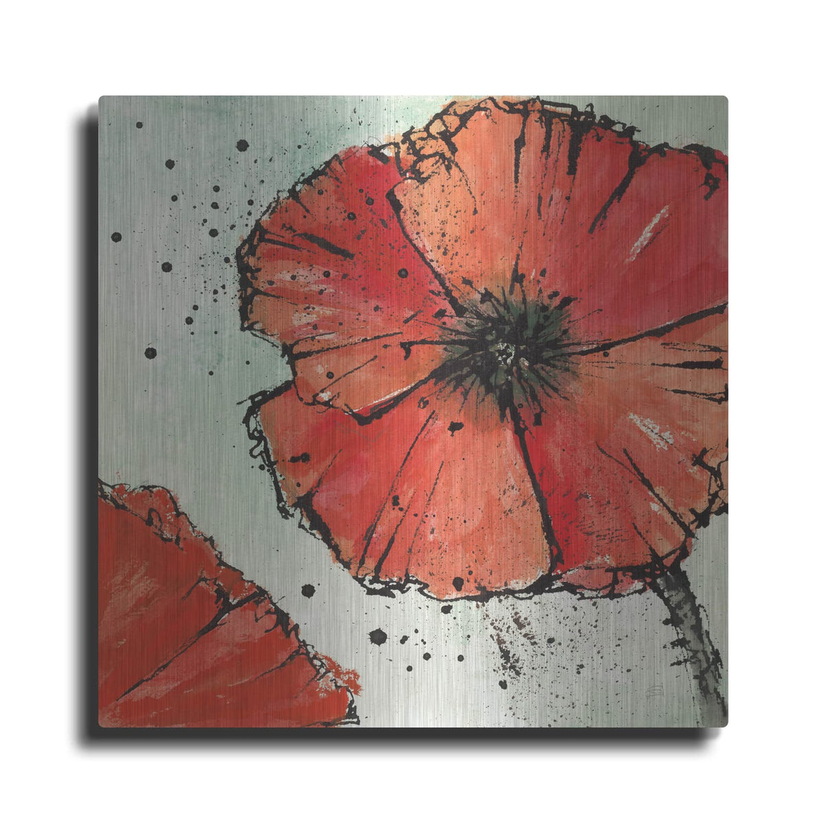 'Not A California Poppy 4' by Chris Paschke – Metal Wall Art