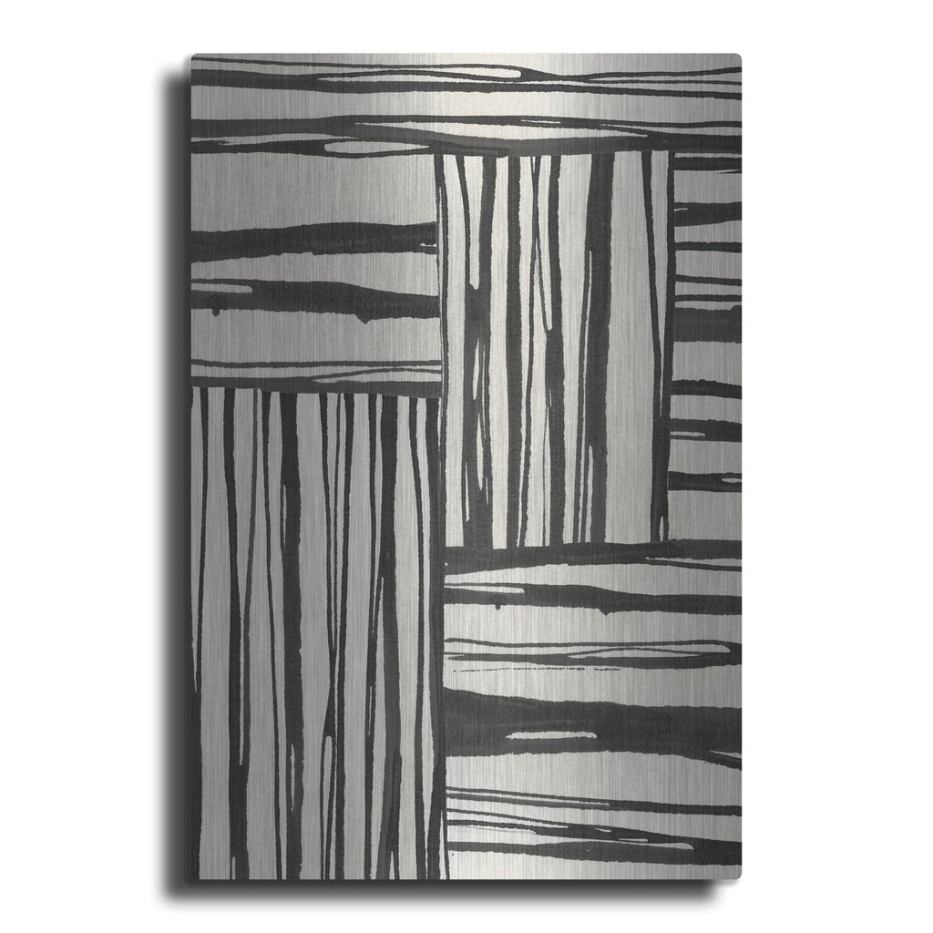 'Sentiment Stripes 3' by Chris Paschke – Metal Wall Art